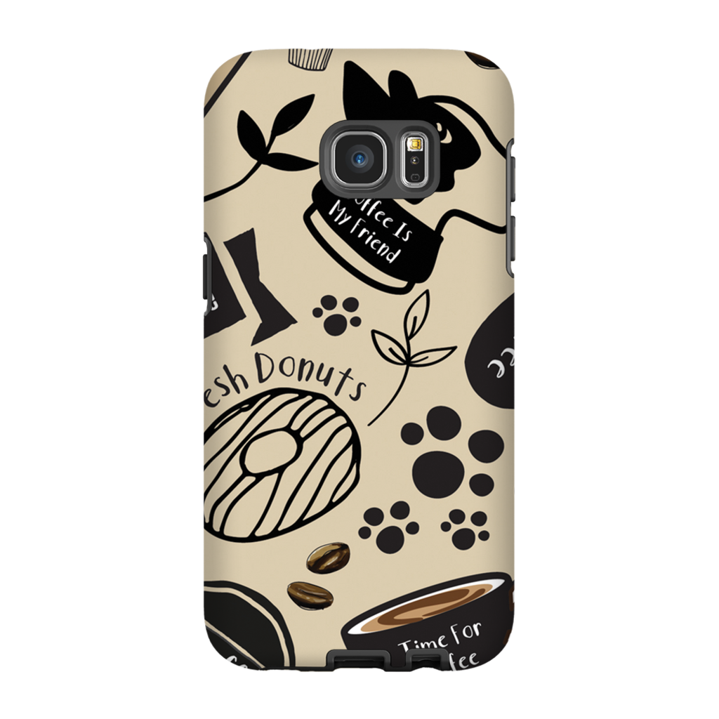 Caffeinated Canine Phone Cases