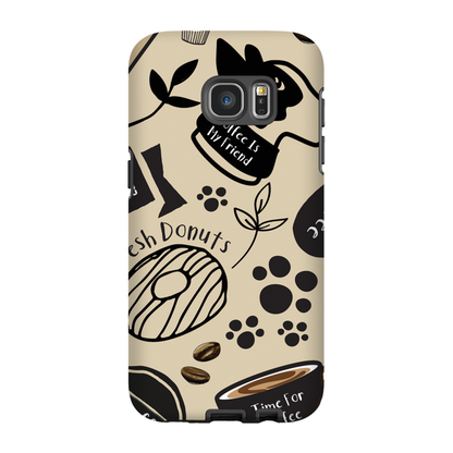 Caffeinated Canine Phone Cases