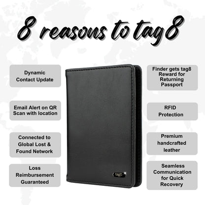 Genuine Leather Passport Case