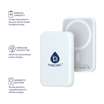 Magnetic Wireless Power Bank – Portable, Powerful, Effortless Charging