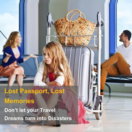 Dolphin Smart Leather Passport Tracker